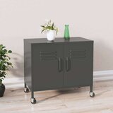 vidaXL Omara za shranjevanje antracitna 60x35x49 cm jeklo | Shoptok.si
