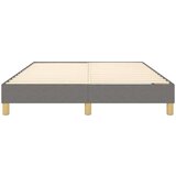  Za krevet s oprugama tamnosivi 140 x 190 cm od tkanine | shoptok.hr