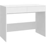 Maison Chic Pisalna miza - pisarniška miza - Računalniška miza bela 101x50x76,5 cm inženirski les, (21785544) | Shoptok.si