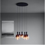 Eglo 390267 - visilica na sajli huebro 5xE27/40W/230V crna | Eponuda.com