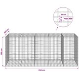  Gabion s žicom debljine 3 5 mm i mrežom 5x10 cm 250x100x100 cm - 100 cm 100 cm 250 cm | shoptok.hr