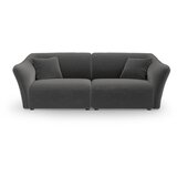 Cosmopolitan Design Temno siva žametna sedežna garnitura 206 cm Tokyo – | Shoptok.si