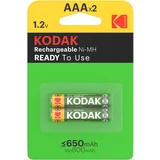 Kodak rechargeable Ni-MH AAA battery 650mAh (2 pack) 30955042