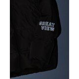 Sinsay Pamučna puffer jakna s kapuljačom i reflektirajućim detaljima | shoptok.hr