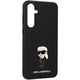  Originalen KARL LAGERFELD ovitek Samsung Galaxy A55 - Glitter IML NFT Iconic - črn ovitek z bleščicami - KLHCSA55GKNPSK | Shoptok.si