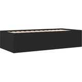  Dnevni krevet s ladicama bez madraca crni 75x190 cm | shoptok.hr