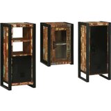 vidaXL Set namještaja za kupaonicu Zidne 3 pcs Čvrsto reciklirano drvo | shoptok.hr
