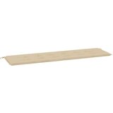  Jastuk za vrtnu klupu bež 180 x 50 x 3 cm od tkanine Oxford | shoptok.hr