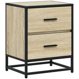 vidaXL Nočna omarica 2 kosa sonoma hrast 40x31x50 cm inženirski les | Shoptok.si