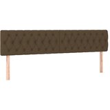  box spring s madracem tamnosmeđi 120 x 190 cm od tkanine | shoptok.hr