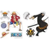 nalepnice - one piece - luffy & law