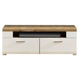 Hom`in TV-ELEMENT bela, barve hrasta | Shoptok.si