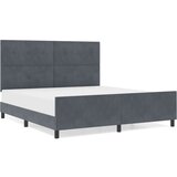  Krevet Okvir Tamnosiva 180x200 cm Baršun | shoptok.hr