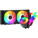 CPU hladnjak AIO Liquid RAMPAGE ICEBLADE C6 black, 72CFM, 2000RPM, ARGB, AM5/LGA1700, 240mm | Eponuda.ba
