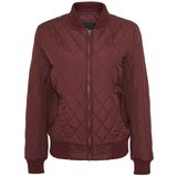 UC Ladies Women's Diamond Quilt Nylon Jacket Burgundy Cijene