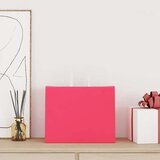  Papirnate vrećice 250 kom s ručkama ružičaste 32x22x24 cm | shoptok.hr