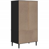  Komoda SENJA crna izgled ratana 90x55x175 cm masivna borovina | Eponuda.com