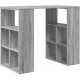  Stol s policom Siva Sonoma 90 x 50 x 75 cm Konstruirano drvo | shoptok.hr