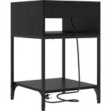  Noćni ormar Crni hrast 40 x 40 x 61 cm Konstruirano drvo | Eponuda.com