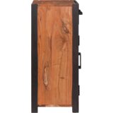 vidaXL Buffeti in stranske omare s predalom s polico s shranjevanjem z vrati Rjava 55 x 30 x 75 cm | Shoptok.si
