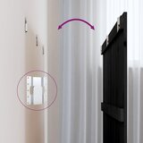Zidno uzglavlje crni 185x3x90 cm od masivne borovine | Eponuda.com