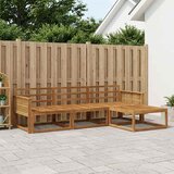  Set vanjskih sofa 4 kom. Prirodna Čvrsto drvo akacije | shoptok.hr