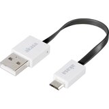 Akasa USB kabel USB 2.0 USB-A vtič\, USB-mikro-B vtič 0.15 m črna visoko fleksibilno\, pozlačeni konektorji\, UL-certificirano AK-CBUB16-15BK, (20414889) | Shoptok.si