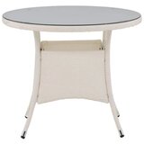Venture Home Volta okrugli vrtni blagovaonski stol ⌀90 cm, bijeli | shoptok.hr