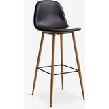 Linnea VELORA Barska stolica crna/n.oak | Eponuda.com