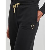 Only Spodnji deli trenirke ONLNOOMI GLITTER STRING PANT CS SWT Črna | Shoptok.si