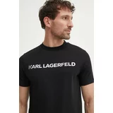 Karl Lagerfeld Kratka majica moška, črna barva, 542221.755053