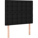  s oprugama i madracem crni 100 x 200 cm od tkanine | shoptok.hr