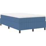 Box Spring Krevet Plava Mali Dvostruki Korduroj Tkanina | shoptok.hr