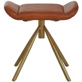 Premier Housewares Rjav usnjen tabure Buffalo – | Shoptok.si