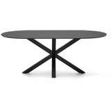 Kave Home Jedilna miza s stekleno mizno ploščo 100x200 cm Argo – | Shoptok.si