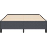 vidaXL krevetni okvir tamno siva čvrsto drvo 140 x 190 cm | shoptok.hr