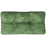 vidaXL Blazina za palete vzorec listja 70x40x12 cm blago, (20656861) Cene