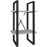 Maison Chic Knjižna omara - Knjižni regal 2-nadstropna siva sonoma 40x30x70 cm konstr. les, (21725552) Cene