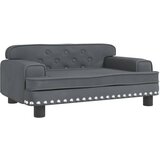 Maison Chic Otroški kavč - Otroški divan - Otroški sedež temno siv 70x45x30 cm žamet, (21729621) Cene