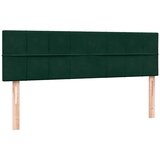 Box Spring krevet s madracem i LED tamno zeleni 160x220 cm baršun | Eponuda.ba