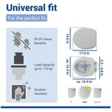 Allstar WC deska s počasnim zapiranjem 36,8 x 43 Fleur – | Shoptok.si