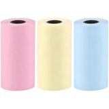 IZMAEL Set šarenih papirnatih rolni za mini termalnu printer Cat HURC9 – Ružičasta / Plava / Zelena / 3 kom | shoptok.hr