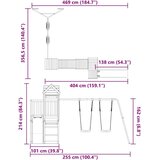  Zunanje igralo trdna borovina, (20770640) | Shoptok.si