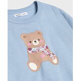 Sinsay Pamučna crewneck dukserica s ukrasnom volanom od flisa | shoptok.hr