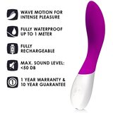 Lelo Mona Wave - vodootporni vibrator G-točke (ljubičasti) | shoptok.hr