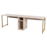Hanah home Pisai stol Simar (Travertin/Zlatna) | shoptok.hr