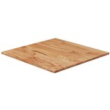 vidaXL Kvadratna mizna plošča sv. rjava 40x40x1,5 cm trdna hrastovina Cene