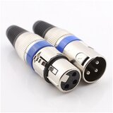  Modularni Konektori (Par) (XLR Muški/Ženski, 3-pin DMX, plavi) Cijene