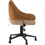  Okretna Radna stolica - Uredska stolica smeđa baršunasta | shoptok.hr