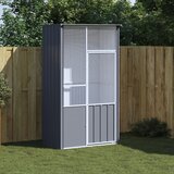 vidaXL Kavez za ptice antracit 115 x 78 x 200 cm od pocinčanog čelika Cijene